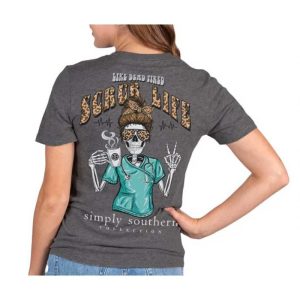 Exclusive Simply Southern Ss Scrub Tee