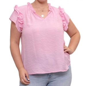 Cheaper Blu Pepper Ruffle Top